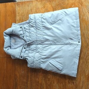 J. Jill Grey Down Puffer Vest, XS Petite